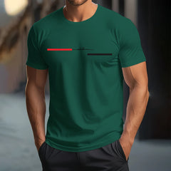 Funny 3D Letter Print T Shirt For Men Fashion Simplicity Style Short Sleeve Tops Casual O-neck Oversized T-shirt Breathable Tees