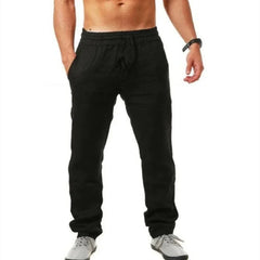 Men’s Casual Pants – Breathable Solid-Color Joggers for Fitness & Streetwear