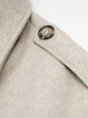 Loose Stylish Luxury Short Soft Woolen Capes for Women Tie Waist Vintage Sleeveless Cloak Coat Women 2025