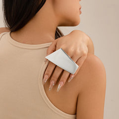 Ingemark Exaggerated Big Irregular Chunky Metal Rings for Women Trend Punk Geometric Couple Ring Wed Jewelry Accessories