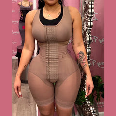 Fajas Colombianas High Compression Flatten Abdomen Body Shaper Tummy Control Butt Lifter Shapewear Waist Trainer Bodysuit