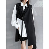 SuperAen Spring Clothes New Design Oversized Solid Office Lady Suit Jacket Fashion Vest Women