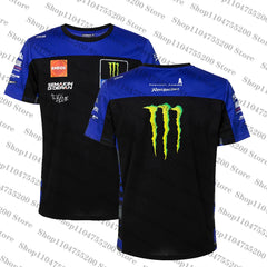 Monster Energy Racing Moto Jersey T-Shirt Men Women Tee Short Sleeve Tops Shirts Children Dual Fabio Quartararo 20 El Diabo