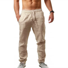 Men’s Casual Pants – Breathable Solid-Color Joggers for Fitness & Streetwear