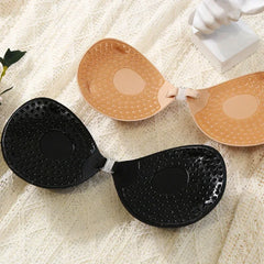 Thicken 5cm Sexy Women Breathable Adhesive Bra Silicone Nipple Tape Front Push Up Bra Reusable Invisible Strapless Chest Sticker