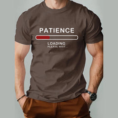 Funny 3D Letter Print T Shirt For Men Fashion Simplicity Style Short Sleeve Tops Casual O-neck Oversized T-shirt Breathable Tees