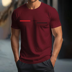 Funny 3D Letter Print T Shirt For Men Fashion Simplicity Style Short Sleeve Tops Casual O-neck Oversized T-shirt Breathable Tees
