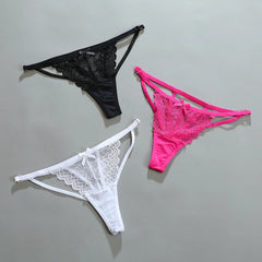 Sexy Lace Panties Women Low-waist Underwear Thong Ladies Lingerie Temptation Intimates Seamless Femlae Lingerie