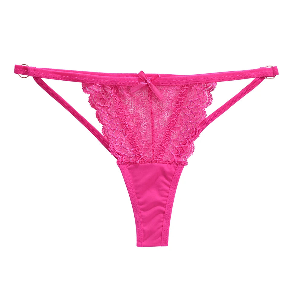 Sexy Lace Panties Women Low-waist Underwear Thong Ladies Lingerie Temptation Intimates Seamless Femlae Lingerie