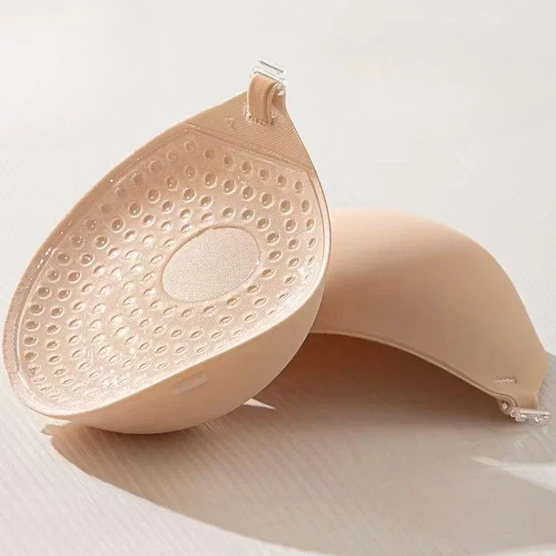 Thicken 5cm Sexy Women Breathable Adhesive Bra Silicone Nipple Tape Front Push Up Bra Reusable Invisible Strapless Chest Sticker