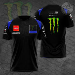Monster Energy Racing Moto Jersey 2025 T-Shirt Men Women Tee Short Sleeve Tops Shirts Children Dual Fabio Quartararo 20 El Diabo